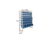 Ver imagem 2 de Estante Gaveteiro Organizador para Ferramentas com Estrutura em Aço 49 Gavetas Plásticas Presto