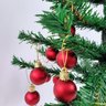 Kit 60 Mini Bola de Natal Vermelha 3cm para Árvore - 2