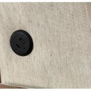 Ver imagem 5 de Sofá Retrátil 3 Lugares 190cm Braço em Corino com USB Linho Serena Yescasa