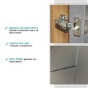 Ver imagem 5 de Armário Aéreo Milla 1 Porta Nog/cinza Tubo Ouro Velho Carraro