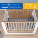Ver imagem 7 de Berco Mini Cama e Comoda 1 Porta e 4 Gavetas Aconchego Branco Jequitiba Hp Henn