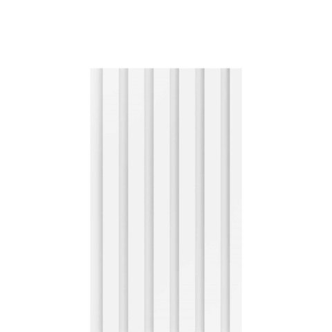Ripado Mdf 1,2x5,5cm Branco Eucatex - 2,70 Metros