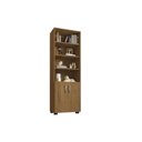 Ver imagem 2 de Kit Escritório com 3 Livreiros Portas Pequenas Office Freijó - Fdecor