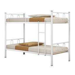 Beliche Tubolar em Aço Reforçada para Pousadas, Alojamentos Branco - 2