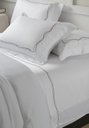 Ver imagem 1 de Jogo de Cama Windsor Kacyumara 300 Fios Branco/Cinza Mix Queen