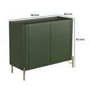 Ver imagem 4 de Buffet Mdf com Gaveta e Porta Lisa L98,5 X A81,5cm Musgo/dourado F830l