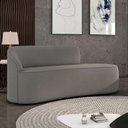 Ver imagem 2 de Sofá 3 Lugares Orgânico 180 Cm Morgan Suede Grafite D03 - D'Rossi
