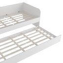 Ver imagem 4 de Sofá Cama Solteiro com Auxiliar Tcm Branco