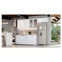 Ver imagem 2 de Cozinha Modulada Americana 6 Peças Branco Hp com Tampo Calcare – Henn