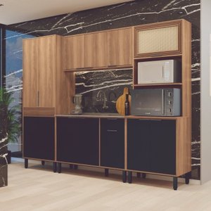 Conjunto de Cozinha Modulada 4 Peças 11 Portas 1 Gaveta Thalita