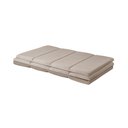Ver imagem 3 de Conjunto Cabeceira Painel Estofada com Lateral para Cama de Solteiro Veludo Cinza 0,90 X 1,88
