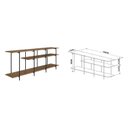 Ver imagem 7 de Conjunto Rack para TV até 60 Polegadas e Estante Tube Industrial Artesano
