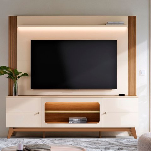 Home Painel Maceio Sala para TV até 70 Polegadas 2 Portas