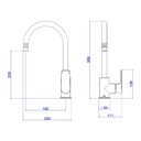 Ver imagem 6 de Torneira Misturador Monocomando Deca Level One 2251.c de Bancada Cromada