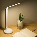 Ver imagem 3 de Luminária Mesa Touch Screen LED Recarregavel Aticulada Abajur 30 LEDs 3 Funçoes Escritório Leitura