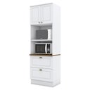 Ver imagem 2 de Torre Quente 2 Portas 2 Gav 72cm C351 Americana Branco Nature Henn