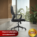 Ver mais imagens de Kit 8 Cadeiras de Escritório Diretor Apex - Preta