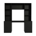 Ver imagem 7 de Mesa de Costura com Estante e 2 Portas para Ateliê 180cm Multimóveis MP6112 Preto