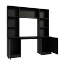 Ver imagem 5 de Mesa de Costura com Estante e 2 Portas para Ateliê 180cm Multimóveis MP6112 Preto