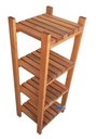 Ver imagem 3 de Estante Modular 4 Prateleiras Madeira Maciça 90x34x30 Cm Neonx:verniz Mogno Uv