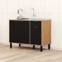 Ver imagem 4 de Cozinha Modulada 6 Peças 14 Portas 1 Gaveta Thalita