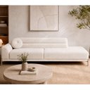 Ver imagem 3 de Sofá Arezzo 3 Lugares com Chaise Fixo 230cm Off White Sallar Home