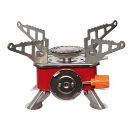 Mini Fogareiro Portátil Camping Á Gás 1 Boca Inox Automático Western - 6