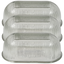Kit 3 Vidros Oval para Luminaria Tartaruga Tradicional - 1