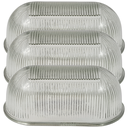 Ver imagem 1 de Kit 3 Vidros Oval para Luminaria Tartaruga Tradicional
