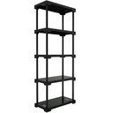 Ver imagem 1 de Estante Plástica Poly com 5 Prateleiras Preto 70x35x167cm - 10111138020 - I'm In Home Estante Plásti