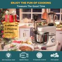 Ver imagem 6 de Cooklee Batedeira 6-em-1, 8.5qt, Multiuso, Aço Inox, Prata