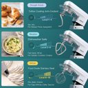 Ver imagem 3 de Cooklee Batedeira 6-em-1, 8.5qt, Multiuso, Aço Inox, Prata