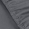 Kit Roupa de Cama Casal 3 Peças 400 Fios Toque Suave Cor:cinza - 5