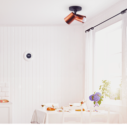 Spot de Sobrepor Moderno Direcionável Fokus 2 Lâmpadas E27 Bivolt:Cobre/110V/220V - 2