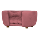 Ver imagem 1 de Poltrona Cama Pet Baby Hanna Estofada Tecido Veludo:rosê