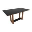 Ver imagem 4 de Conjunto Sala de Jantar Mesa Louise 160cm Tampo Vidro/mdf com 6 Cadeiras Dália