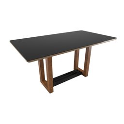 Conjunto Sala de Jantar Mesa Louise 160cm Tampo Vidro/mdf com 6 Cadeiras Dália - 4