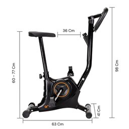 Bicicleta Ergométrica Vertical Gallant Trainer GBE1HBTA-PT - 6