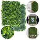 Ver imagem 3 de 21 Placas Jardim Vertical Artificial Samambaia Eucalipto Planta Verde Permanente de Alta Qualidade