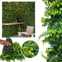 Ver imagem 4 de 21 Placas Jardim Vertical Artificial Samambaia Eucalipto Planta Verde Permanente de Alta Qualidade