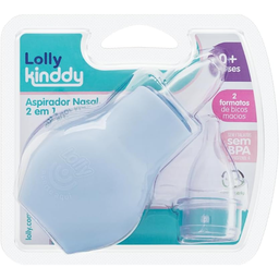 Aspirador Nasal Bebe 2 em 1 Respire Bem Azul Lolly - 3