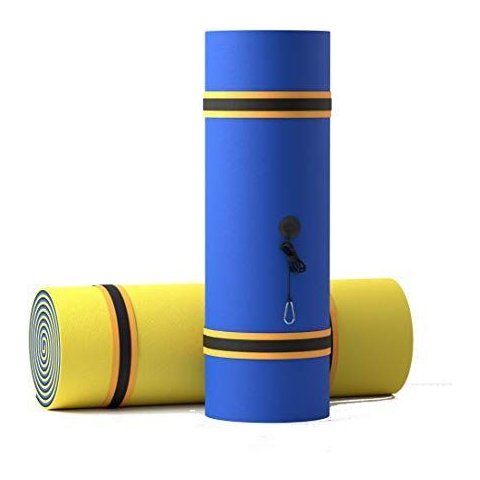 Tapete Flutuante Gigante - 5,5m X 1,85m:azul/amarelo