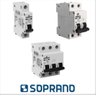 Kit 6 Peças Disjuntor Din 2p Bipolar 50a Soprano - 3