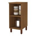 Ver imagem 2 de Balcão de Cozinha Monza 40cm Freijó/chumbo com Tampo Mdf - Indékes