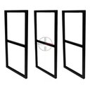 Ver imagem 2 de Kit de Suportes em Metalon Estilo Industrial 3 Hastes Preto Brilhante