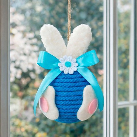 Pendente Ovinhos Coelho Enfeite Decorativo de Páscoa 13x8cm