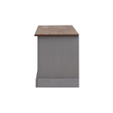 Ver imagem 4 de Rack em Madeira 2 Gavetas 1 Nicho Cor Cinza com Cera Natural Boho