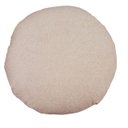 Ver imagem 2 de Almofada Redonda Completa com Refil e Ziper Invisivel Cor Caqui 43cm