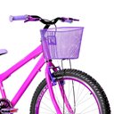 Ver imagem 6 de Bicicleta Feminina Aro 24 Aero Cor Pink e Violeta