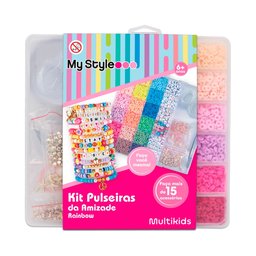 Kit Pulseiras da Amizade Arco-iris My Style Multikids - Br2314 Br2314 - 1